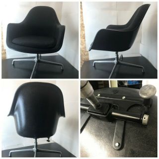 1x - - Black - Herman Miller - Ea178 - Chair - Eames Shell Mcm