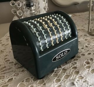 Vintage Adding Machine By Solo