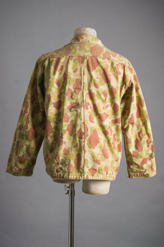 RARE VTG WWII BRITAIN US Army Camouflage HBT Shirt Jacket Reversible SNIPER 3