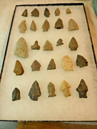 Stone Arrowheads Found Around Gettysburg,  Pa