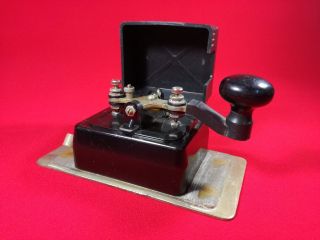 Vtg Kgb Morse Key Telegraph Radio Transmitter Military Spy Russian Soviet Rare