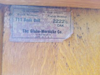 Globe - Wernicke Co.  711 Barrister Bookcase Section 7