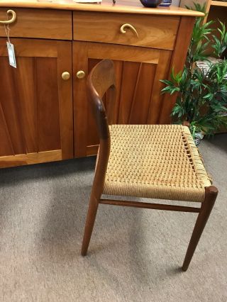 MOLLER MODEL CHAIR Danish Dining Room TEAK Mid Century 4