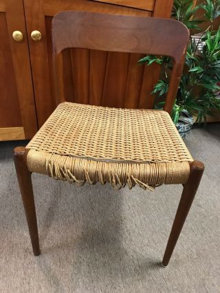 MOLLER MODEL CHAIR Danish Dining Room TEAK Mid Century 5