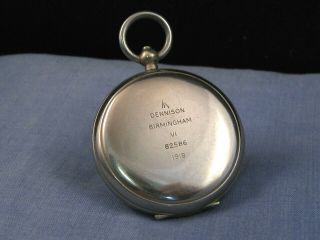 Dennison Vi 82586 Antique Wwi Military Floating Dial Pocket Watch Style Compass