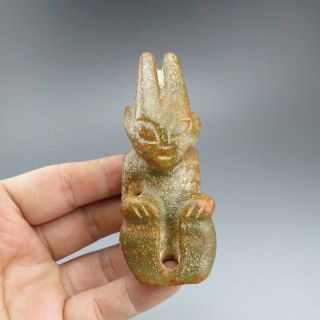 Chinese Jade,  Hongshan Culture,  Natural,  Jade,  Apollo,  Pendant L06857