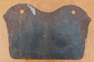 Small Antique 19th Century Wall Mount Cast Iron Vessel - Rough but Solid 6