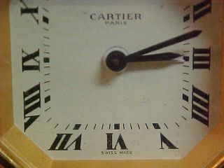 Cartier Signed & Numbered Travel Alarm Clock w/ Enamel / Jeweled - Paris 2