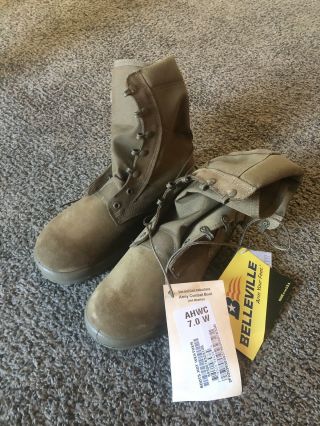 Army Desert Combat Boots,  Belleville,  Army Hot Weather Combat,  Standard Issue