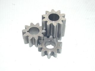 3 Matched Industrial Machine Age Steel Gears/cogs Steampunk Art Parts