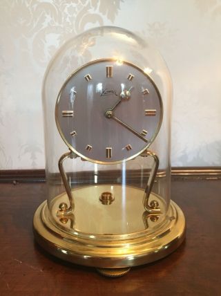 Vintage Koma Germany Anniversary Clock Glass Dome Parts