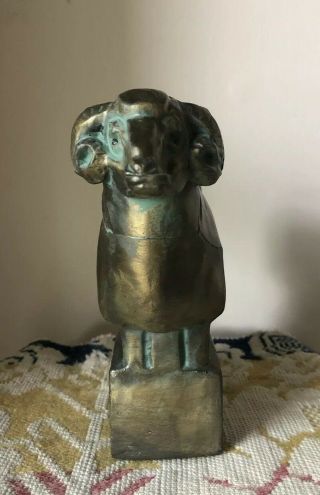 Vintage Retro Fred Press Mid Century Modern Sculpture Sheep Aries Horoscope 3