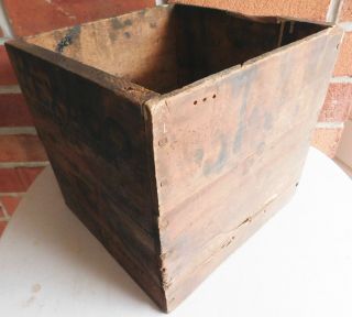 Vintage TEXACO Marfak Grease No.  4 Wooden Crate 7