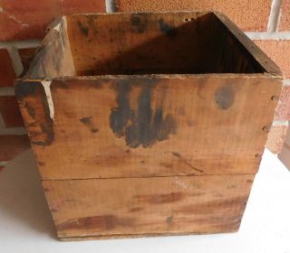 Vintage TEXACO Marfak Grease No.  4 Wooden Crate 8