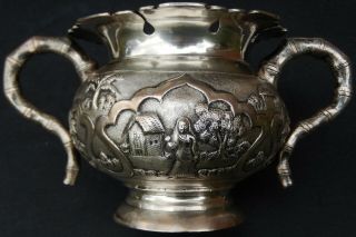 Fine Quality Antique Indian Solid And Copper Alloy Bowl; Calcutta C1890