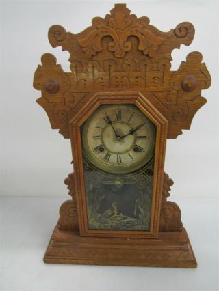 Vintage Waterbury Clock Co Jarvis Mantel Clock