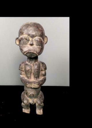 Old Tribal Fang Reliquary Figure - Gabon