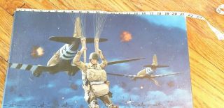 WW2 D - Day Hero Raymond Geddes,  Jr.  Personally Owned Print 101st Airborne READ 2