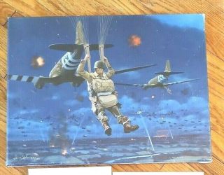 WW2 D - Day Hero Raymond Geddes,  Jr.  Personally Owned Print 101st Airborne READ 7