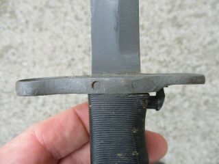 Republic of Korean (ROK) Army Modified M1 Garand Bayonet with Metal Wrapped Scab 7