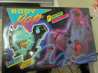 Teal Color Vintage Body Rap 1988 Startel Portable Rhythm & Sound Machine