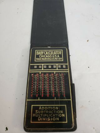 Baby Calculator - Adding Machine - Vintage