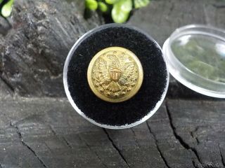 Old Rare Vintage Antique Civil War Relic Eagle Staff Officer Cuff Button 4