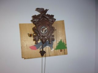 Vintage Wooden West Germany Cuckoo Clock