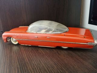 Vintage Tin Toy Cadillac Eldorado Ussr Russian Moscov Car Lincoln Presley