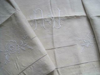 French Pure Linen Sheet,  Gorgeous Decoration.  Bedding Fabric Or Curtain