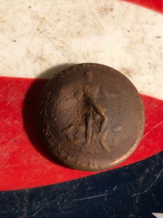 Dug Civil War Virginia Coat Button