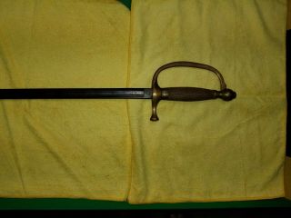 Rare Civil War Military Sword C.  S.  L 1864 By Ames 5
