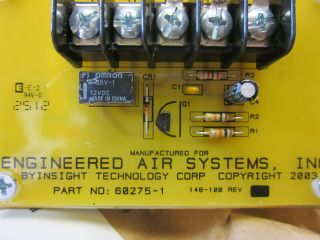 Engineered Air Systems Carbon Monoxide Indicator Detector p/n 60275 - 100 2