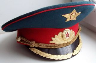 Russian Soviet Moscow Kremlin Honour Guard Officer Parade Uniform Rare Visor Cap