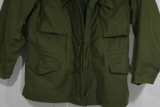 Vintage 1973 Alpha Industries Vietnam War Era M65 Military Jacket Mens Size Med 5
