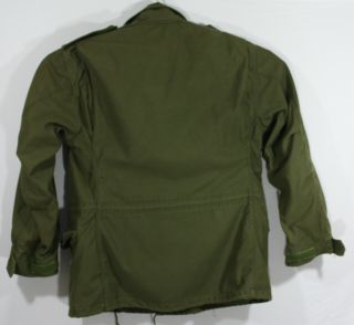 Vintage 1973 Alpha Industries Vietnam War Era M65 Military Jacket Mens Size Med 6