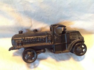 Antique Arcade Hubley Kenton 5 " Cast Iron Mack Gasoline Delivery Truck