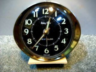 Vintage Westclox Baby Ben Wind Up Alarm Clock Made In Scotland (jnaf)