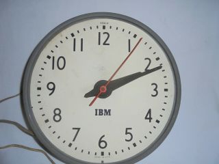 Vintage Ibm Wall Clock