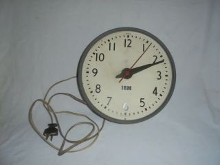 Vintage IBM wall clock 2