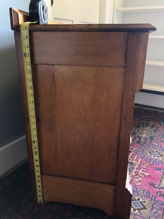 Antique Nightstand Table With Drawers 4