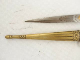 Hungarian Officer ' s Dagger WW2 paratrooper Air Force Sword Knife RARE EX,  1944 3