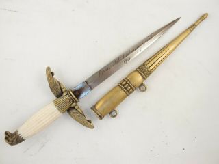 Hungarian Officer ' s Dagger WW2 paratrooper Air Force Sword Knife RARE EX,  1944 7