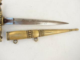 Hungarian Officer ' s Dagger WW2 paratrooper Air Force Sword Knife RARE EX,  1944 9