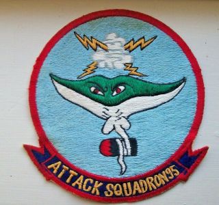 1948 Vintage Us Navy Attack Torpedo Squadron 95 Patch