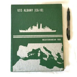 U.  S.  S.  Albany Cg - 10 1966 Mediterranean Cruise - Black And White -