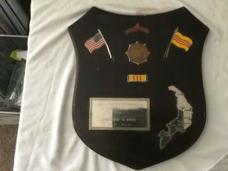 Vietnam Plaque Grouping For 4th Trans Command,  With Photos