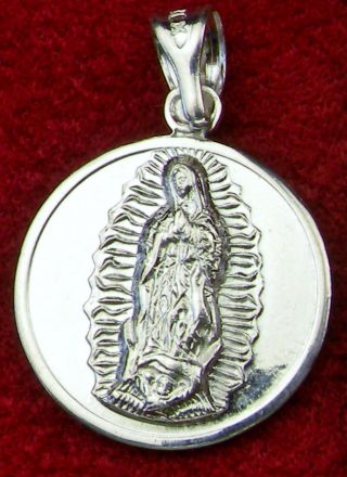 Sterling Pope Francis O.  L.  Of Guadalupe Shrine Pilgrimage Two Sided Medal