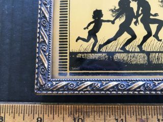 Diefenbach Silhouette Children Swimming Nymph Fairy Fidus Germany 3