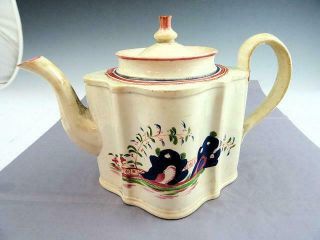 Bristol Teapot 18th Century Antique English Porcelain Tea Pot Ca 1775